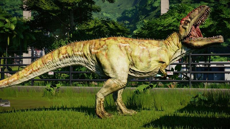 Giganotossauro: Jurassic Wolrd reprodução.