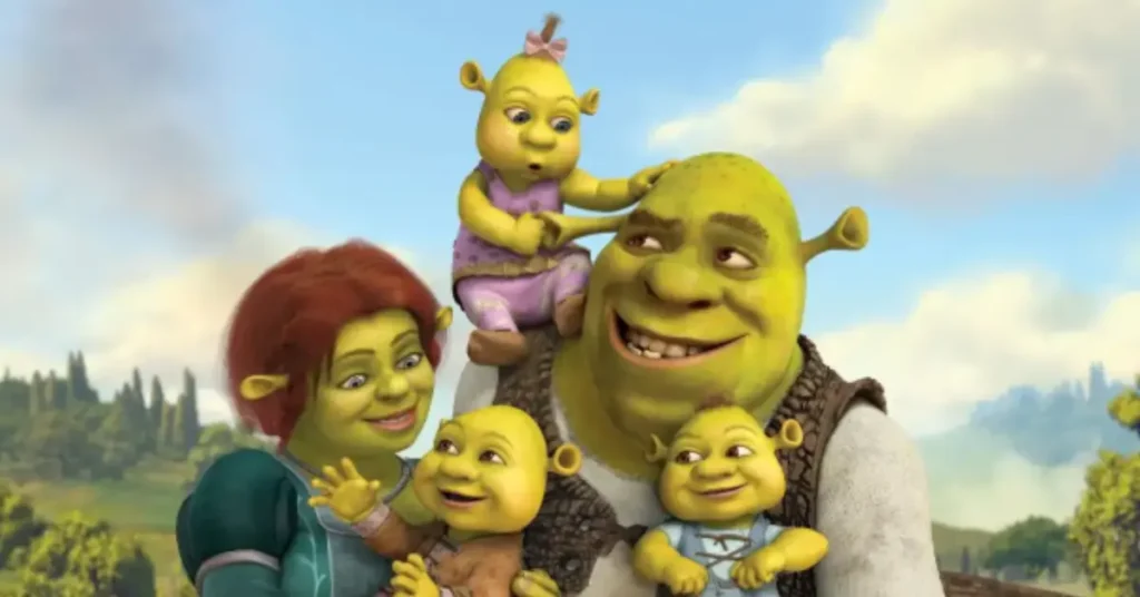 capa do blog: Pais famosos do Dreamland Museu de Cera - shrek e família