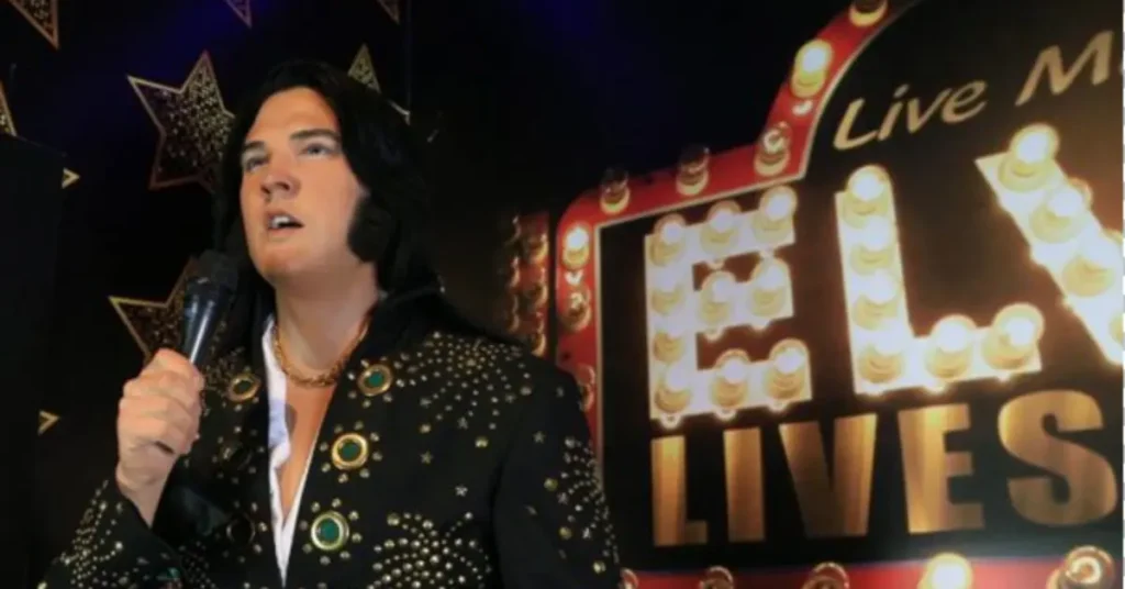 Capa do blog: biografia de elvis presley - imagem do elvis presley no museu de cera