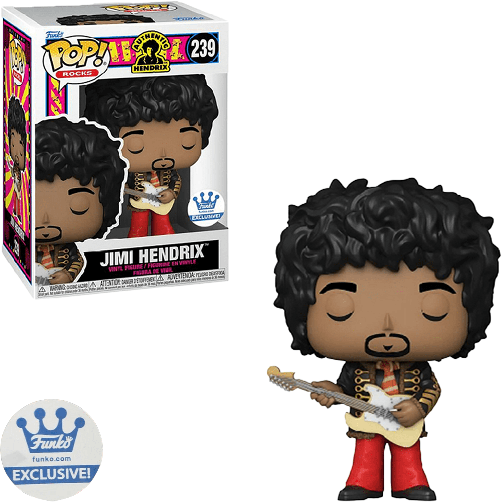 Funko Pop Jimi Hendrix - 239 - adoraria tocar no Dreams Motor Show