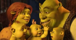 Capa do blog: Mães Mais Famosas do Cinema - imagem da família do Sherek